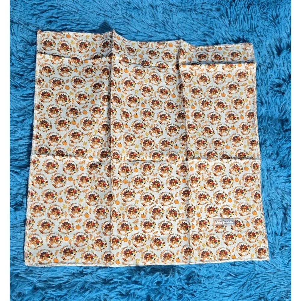 Bobo Rainbow Dog Bandana/Scarf Cotton Thanksgiving Turkey Large- 22